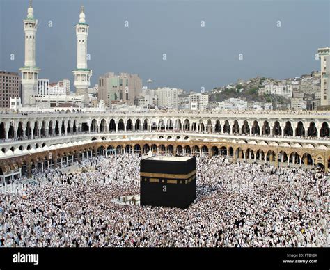 Thousands of Muslim hajj pilgrims circle the Holy Kaaba in the Al ...