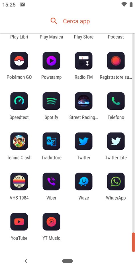 Nova Dark Icon Pack include oltre un migliaio di icone dallo stile ...