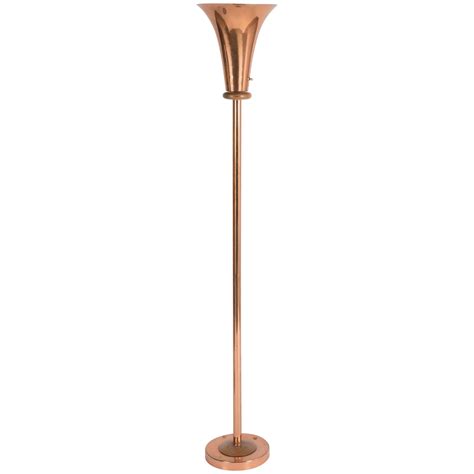Interesting Midcentury Copper Floor Lamp at 1stDibs | vintage copper ...