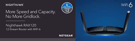 NETGEAR Nighthawk AX12 12-Stream WiFi 6 Router (RAX120) - AX6000 ...
