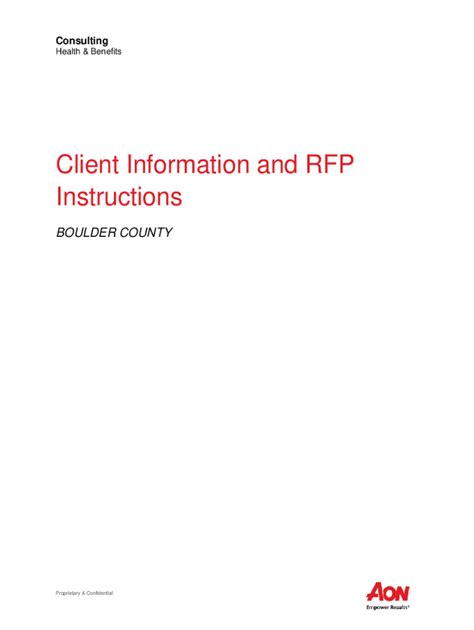 Fillable Online Client Information and RFP Fax Email Print - pdfFiller
