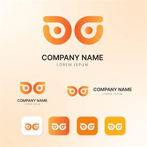 Logo company full color | Premium Vector