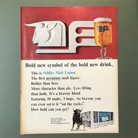 Schlitz Malt Liquor Bull