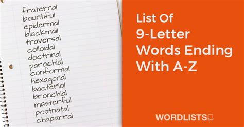 List Of Words Ending In "ic"