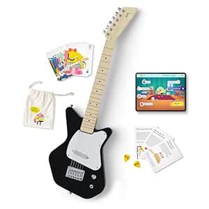 Loog Pro VI Electric kids real guitar for Beginners Ages 9+ Learning ...