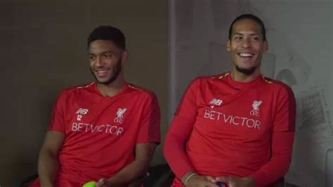 WATCH: Liverpool defenders Joe Gomez and Virgil Van Dijk play 'Who's ...