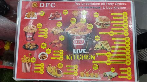 Menu at DFC Delicious Fried chicken, Hyderabad