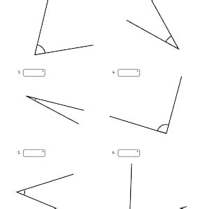 Fourth Grade Measure and Draw Angles Worksheet Pack | Twinkl USA