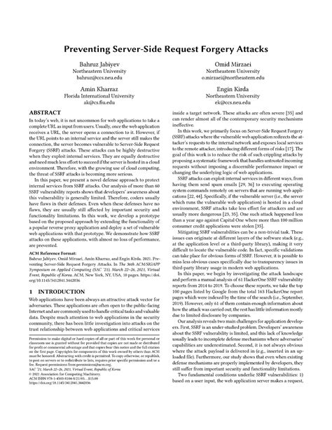 Sac21-prevent-ssrf - n.a. - Preventing Server-Side Request Forgery ...