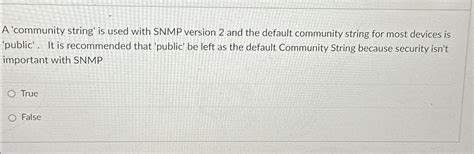 Image result for Community String SolarWinds