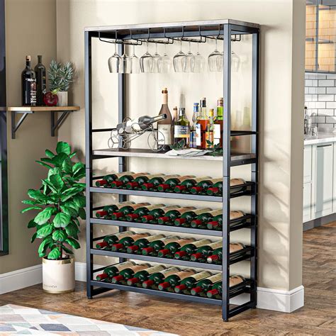 Tribesigns 5-Tier Wine Rack Freestanding Floor, | Ubuy India