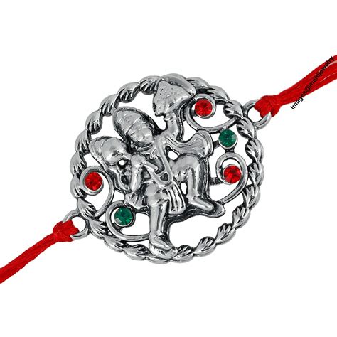 Mahi Multi Strand Bracelet for Men (Red and Green) (RA1100616R ...