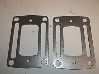 2-Pack Exhaust Manifold Riser Elbow Gasket for Volvo Penta 4.3, 5.0, 5. ...