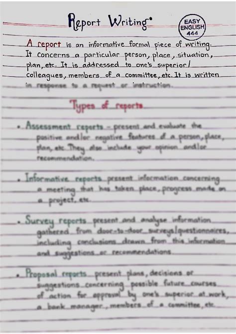 Image result for Types of Report Writing