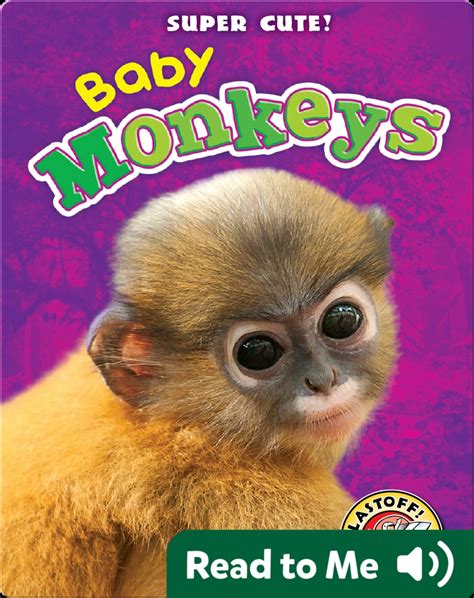 Super Cute! Baby Monkeys Book by Kari Schuetz | Epic