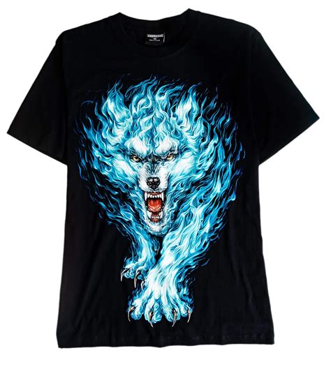 Buy T-Shirt Sale 3D Glow in Dark Animal for Man Unisex (Medium, Wolf ...