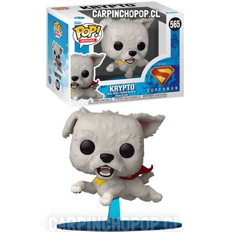 FUNKO POP DC COMICS MOVIES SUPERMAN 2025 - KRYPTO 565 - CarpinchoPop