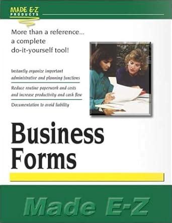 Buy Business Forms Made E-Z Book Online at Low Prices in India ...
