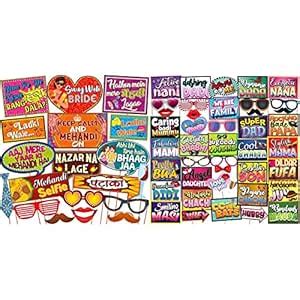 Wobbox Mehndi Decoration Night Party Props+All Occasion Multi Colour ...