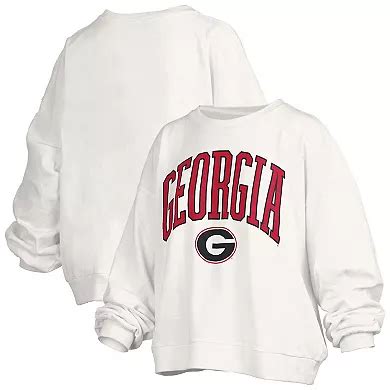 Women's Pressbox White Georgia Bulldogs Janise Arch Over Logo Waist ...
