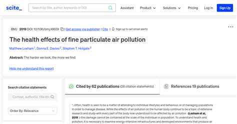 Image result for Particulates Health Effects