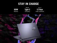 ASUS ROG Strix G15 (2022) with 90Whr Battery Ryzen 7 Octa Core AMD R7 ...
