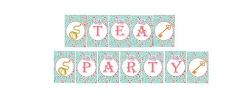 Buy Alice Tea Party Theme Birthday Party Banner for Decoration | Party ...