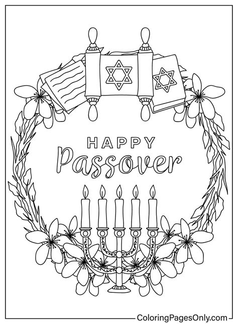 Yeshua Passover Coloring Sheet