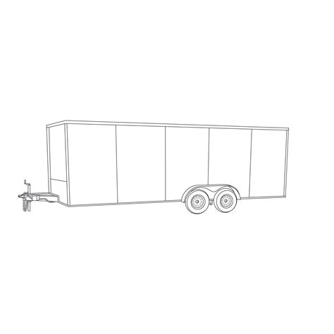 6 x 14 Tandem Axle Enclosed Trailer - Down Home Trailer Sales
