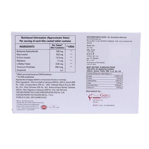 Berbitol Tablet 10's Price, Uses, Side Effects, Composition - Apollo ...