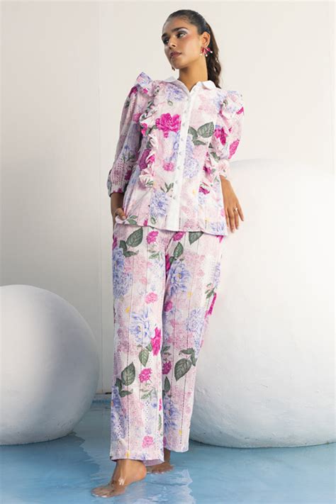 Arizona Cotton Schiffli Co-Ord Set – AVERIE