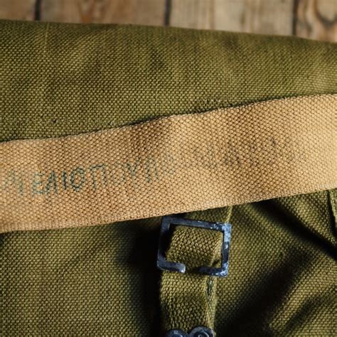 1940’s British Army Heavy Canvas Shoulder Bag イギリス軍 ビンテージ キャンバス ショルダー ...