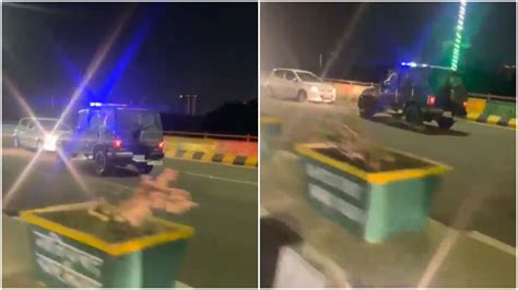 Dramatic Chase! Drunk Driver Evades Police By Driving In Reverse Gear ...