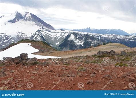 Active Stratovolcano Mount Garibaldi Stock Photo - Image of sound ...
