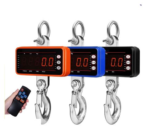 1500kg/1000kg/500kg Digital Hanging Scale With 65ft Remote Control ...
