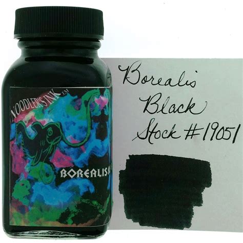 Noodler's Ink Bottle (Borealis Black - 88 ML) 19051 – Penopedia