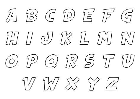 2 Inch Alphabet Letters - 20 Free PDF Printables | Printablee