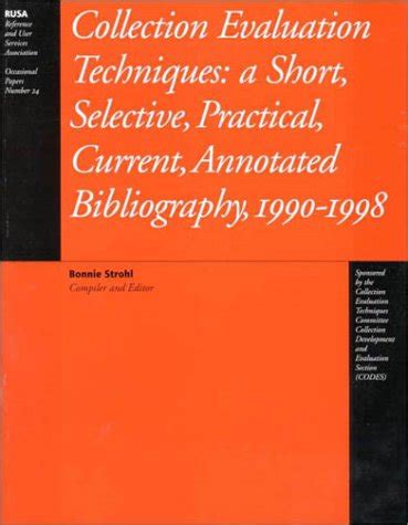 Buy Collection Evaluation Techniques Book Online at Low Prices in India ...