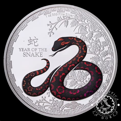 2025 - 1 Oz Plata PROOF - Lunar Year of the Snake - Niue