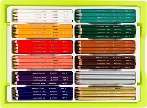 Jolly X Big Premium Jumbo Colored Pencils With Stackable Storage ...