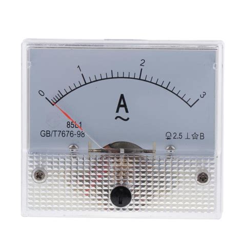 Wholesalestuff Accurate 85L1 AC Analog Panel Ammeter Gauge Ampere ...