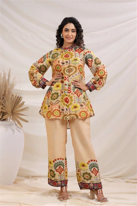 Premium Linen Co-Ord Set Design Three. – Nilima Creations