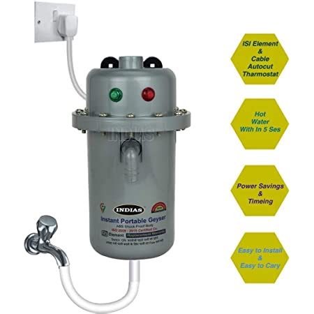 Buy Sun water Heater Instant Water Heater (Red) Online at Low Prices in ...