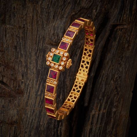 Elegant 92.5 Silver Temple Jewellery Bangles | Shop Temple Bangles