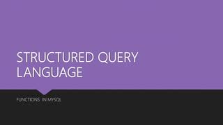 Image result for Structured Query Language or MySQL Examples