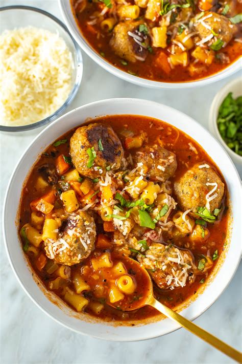 The Best Turkey Meatball Soup - The Girl on Bloor