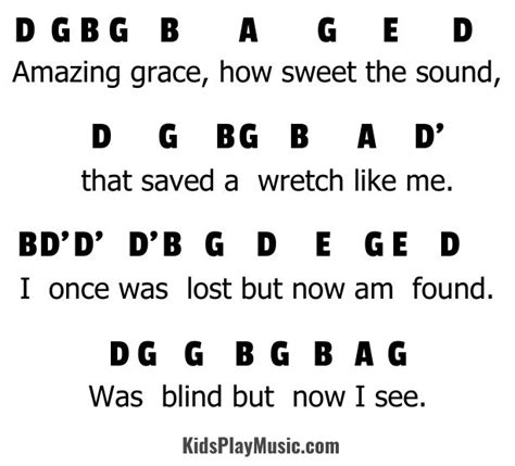 Amazing Grace - Easy Piano Letter Notes | Piano notes songs, Piano ...