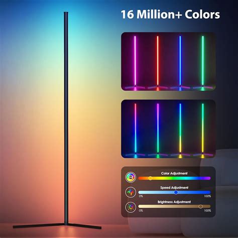 RGB Dream Color Floor Lamp with Music Sync Modern ... - Grandado