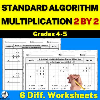 Standard Algorithm for 2 Digit Multiplication 的图像结果