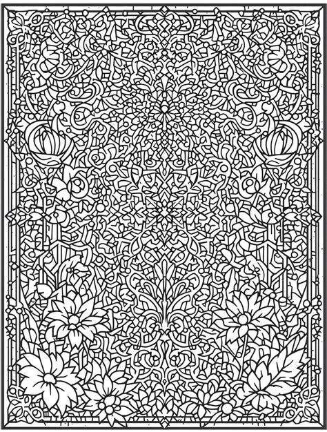 Hard Coloring Pages | Advanced Coloring Pages for Adults